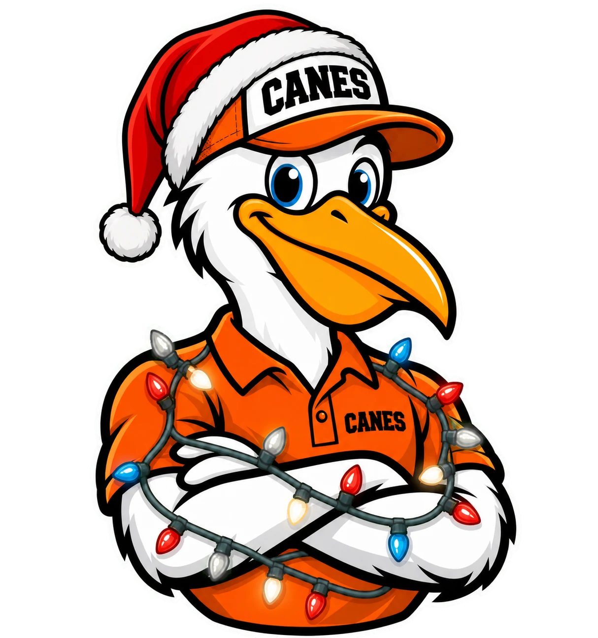 Canes pelican ready for Christmas light season